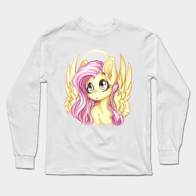 Fluttershy our little Angel Long Sleeve T-Shirt by SofiaArtFactory